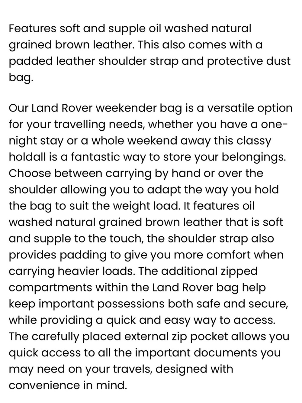 Land Rover Weekender Bag - Picture 12 of 12